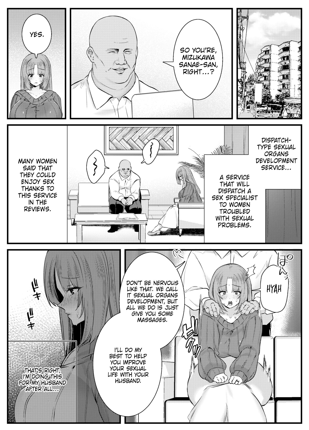 Hentai Manga Comic-Internal Orgasm Lesson -The Housewife Took a Real, Bareback Sex Lesson with a Another man for her Husband--Read-6